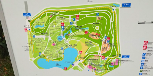 鶴見緑地　地図