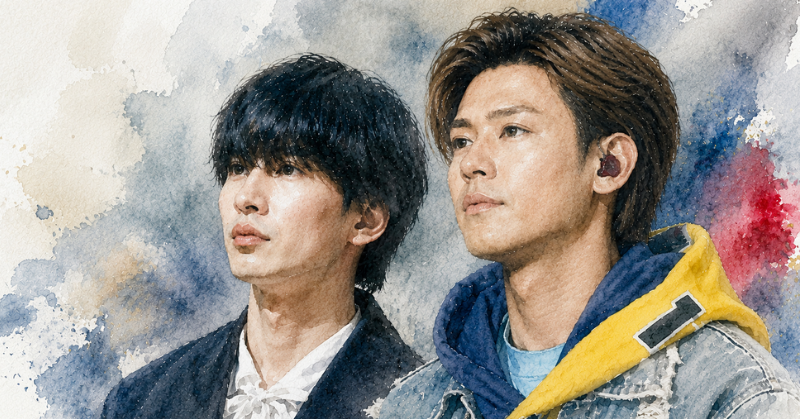 WEST.の藤井流星と小瀧望の脱退をめぐるイメージ画像